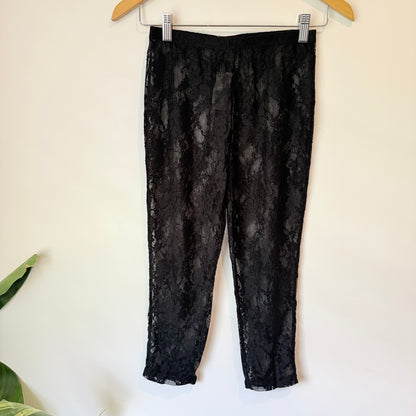 Glassons Black Lace Pants Size S