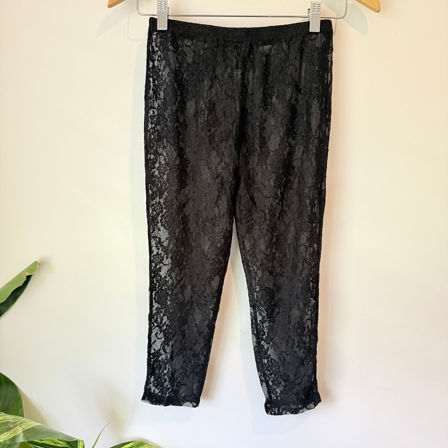 Glassons Black Lace Pants Size S