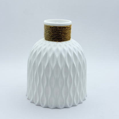 White Textured Diffuser Vase