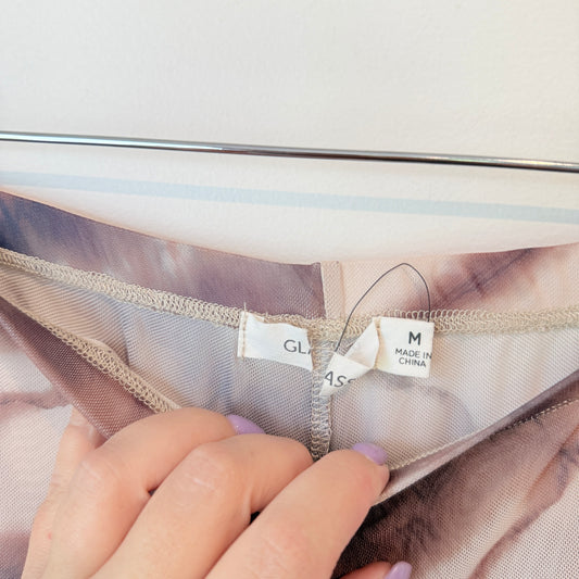 Glassons Sheer Tie Dye Mesh Pants Size M
