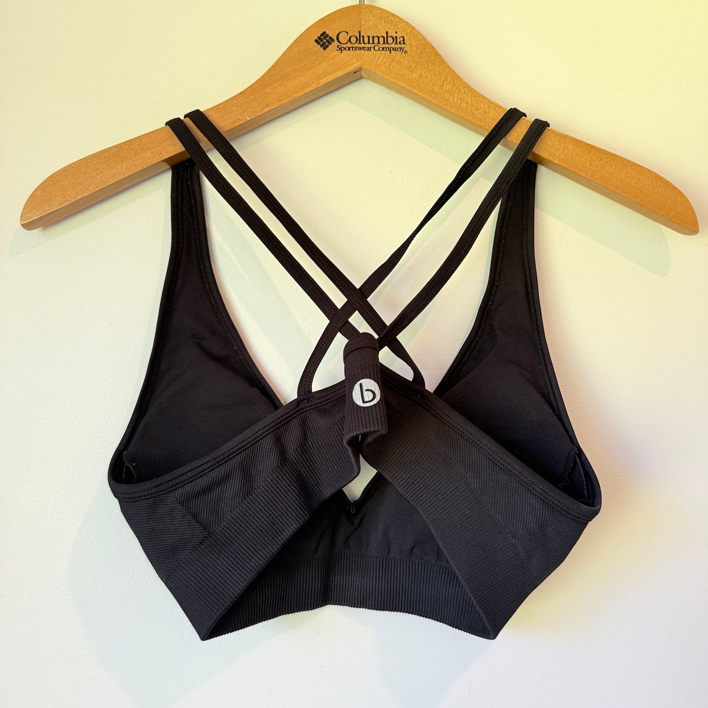 COTTON ON BODY Strappy Sports Bra Black - Size S/P