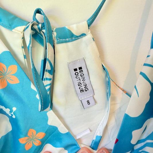 BEGINNING BOUTIQUE Halter Neck Crop Top - Size 8