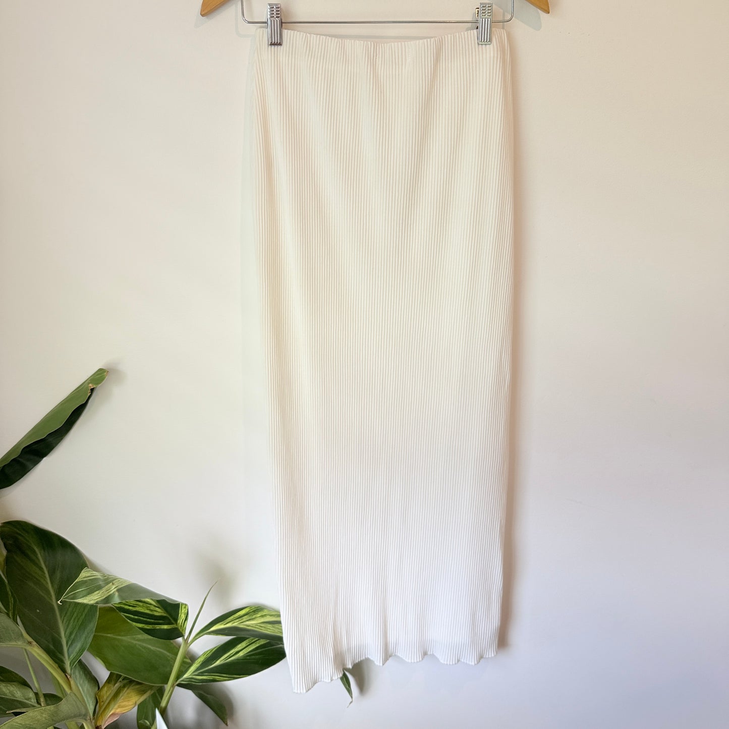 Glassons Plisse Rib Midi Skirt Size M