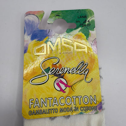 OMSA Fantacotton Gambaletto Moda Girl's Cotton Socks