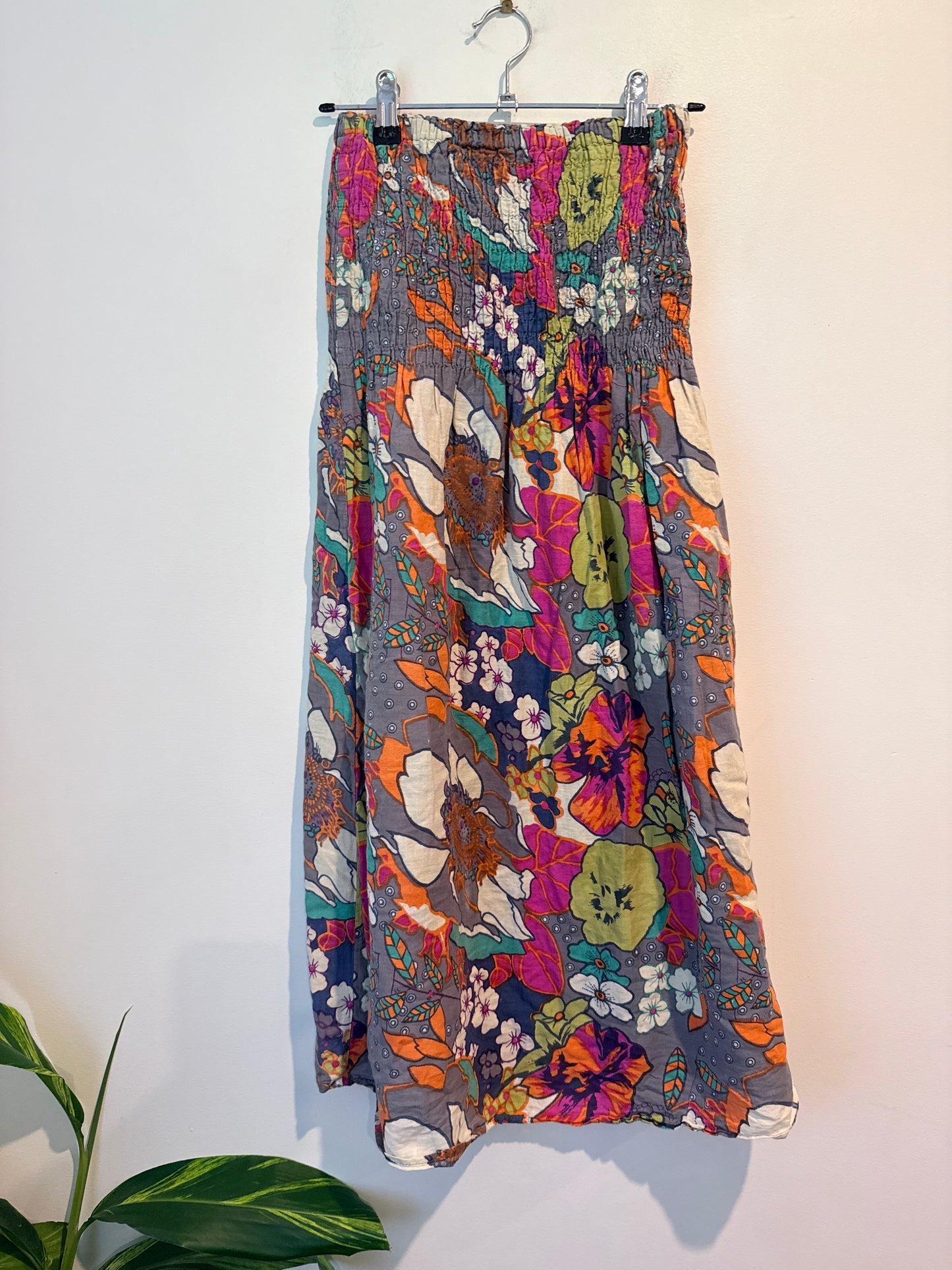 Shanton Size 10 Floral Print Maxi Skirt