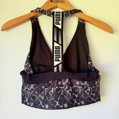 PUMA Sports Bra Lace Print - Size S / 10