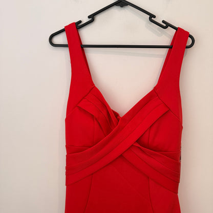 Emerald Sundae Red Bodycon Dress Size L
