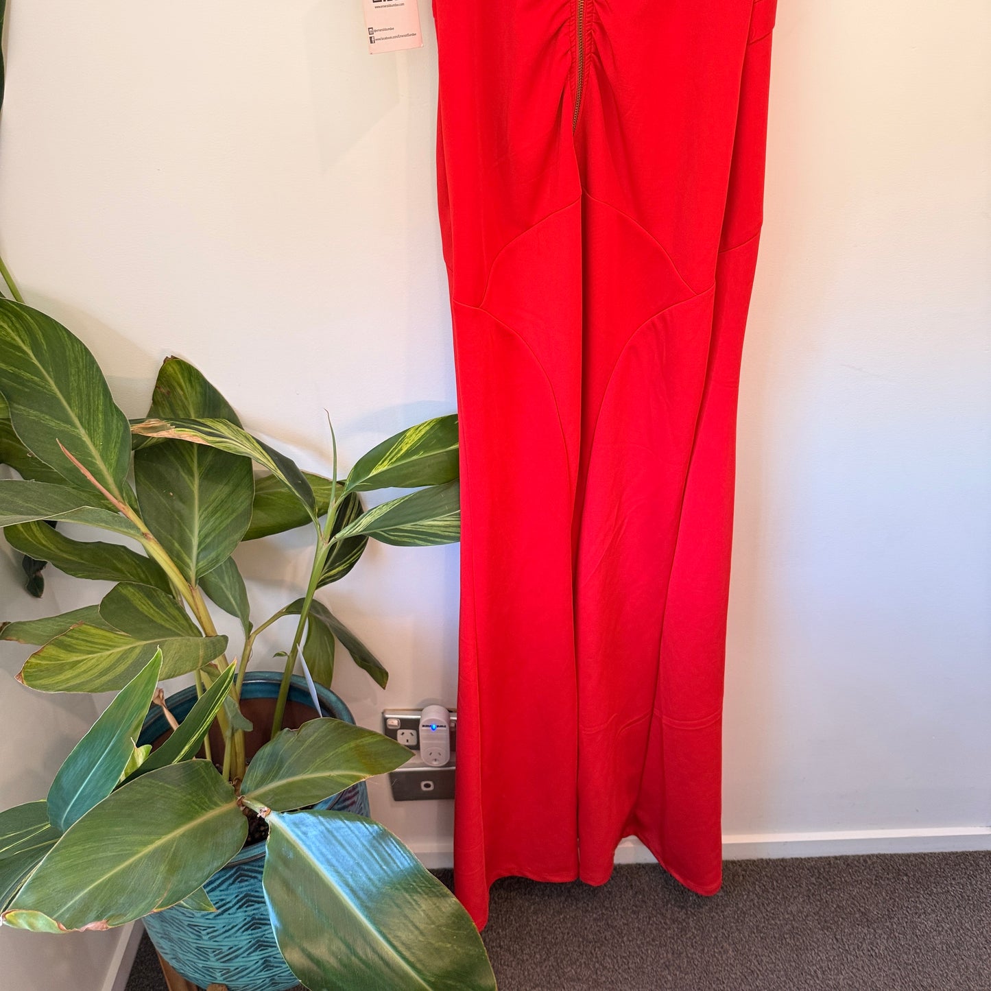 Emerald Sundae Red Bodycon Dress Size L