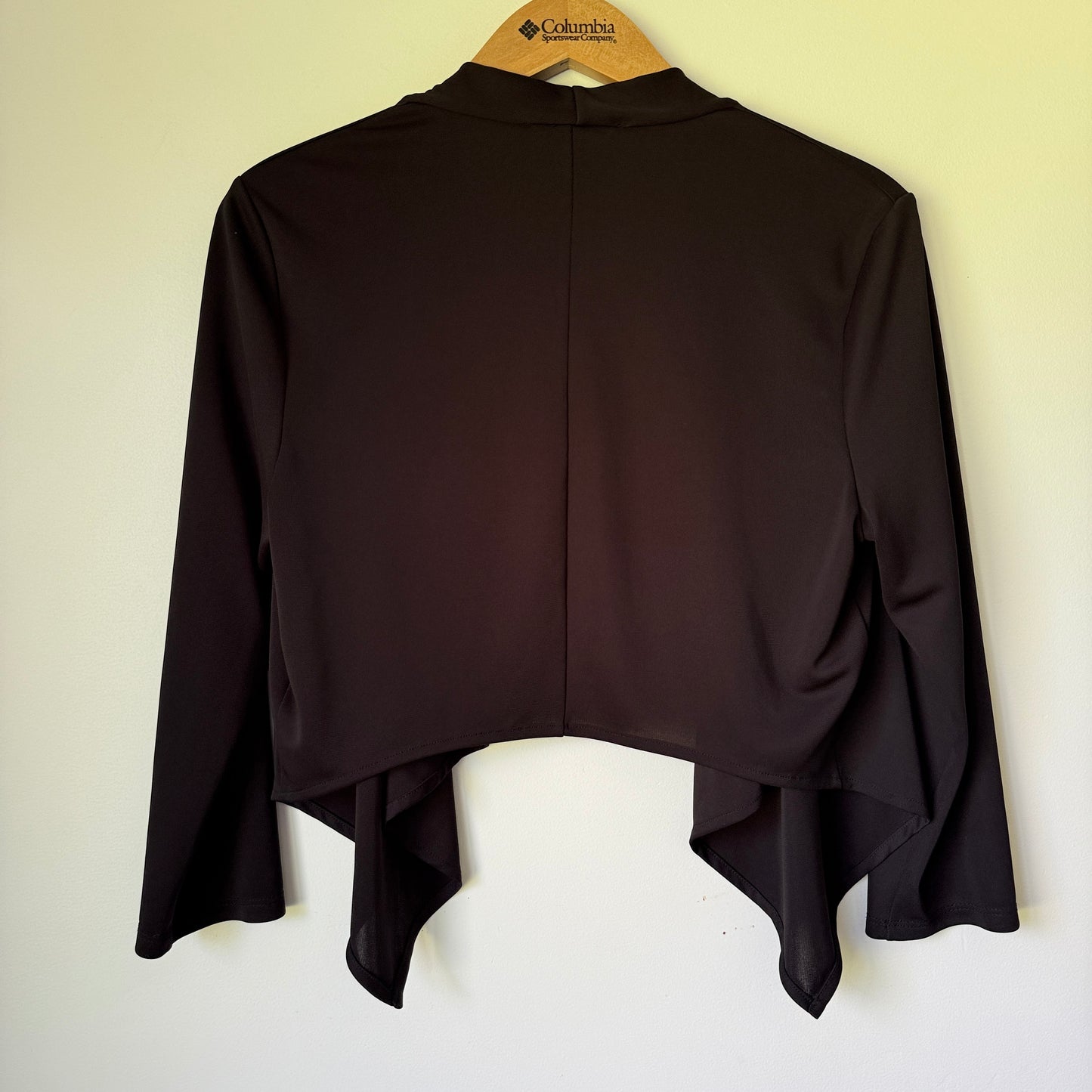 REPERTOIRE Draped Shrug Black - Size 2