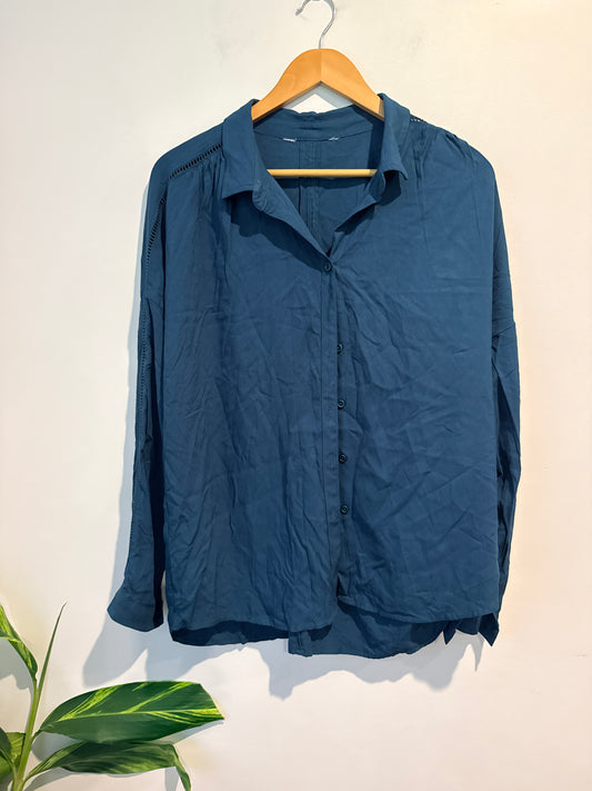 Brand Unknown Size U/Arm to U/Arm 58cm Long Sleeve Blouse