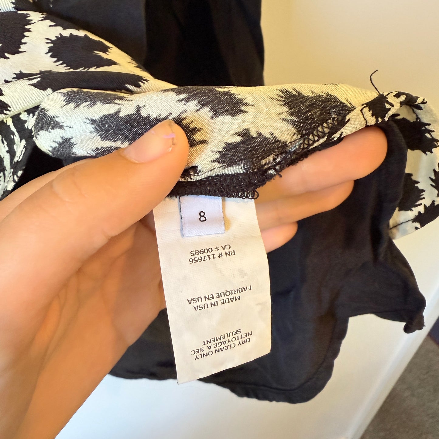 THAKOON ADDITION Leopard Print 100% Silk Top - Size 8