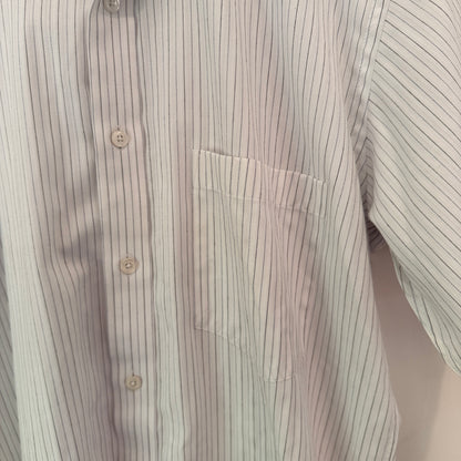 Geoffrey Beene Fitted Short Sleeve Shirt Size 39