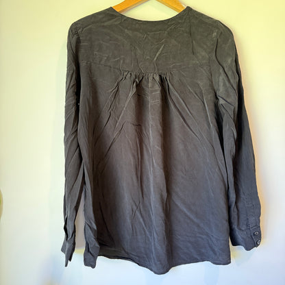 THAKOON ADDITION Leopard Print 100% Silk Top - Size 8