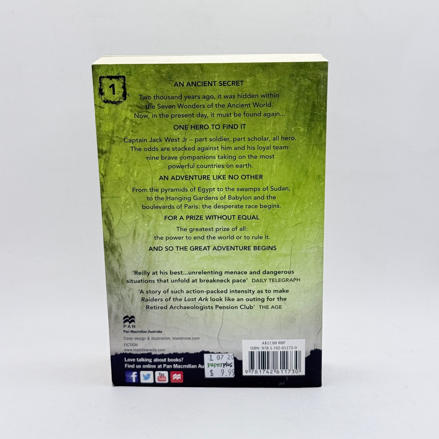 Seven Ancient Wonders by Matthew Reilly