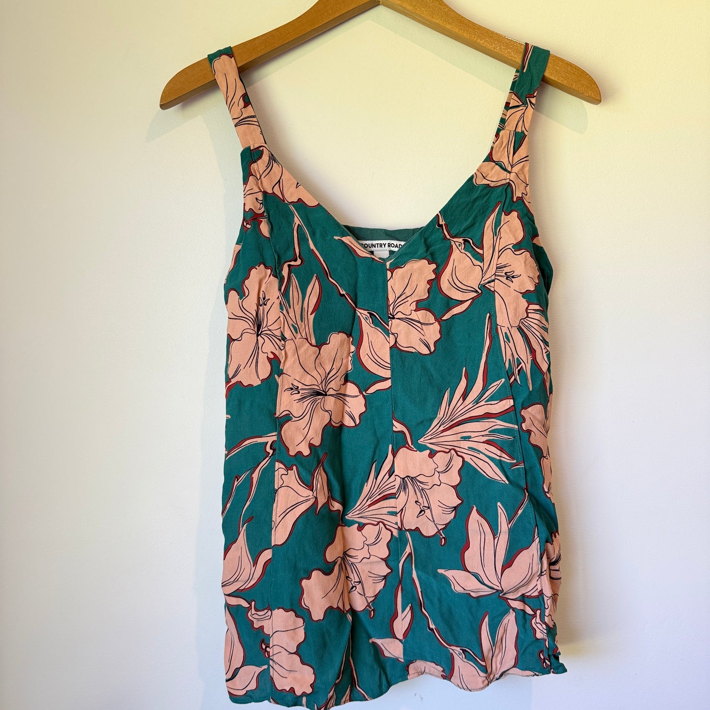 COUNTRY ROAD Floral Print Tank Top - Size 8 *As New*
