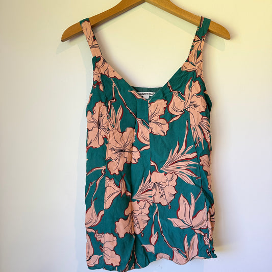 COUNTRY ROAD Floral Print Tank Top - Size 8 *As New*