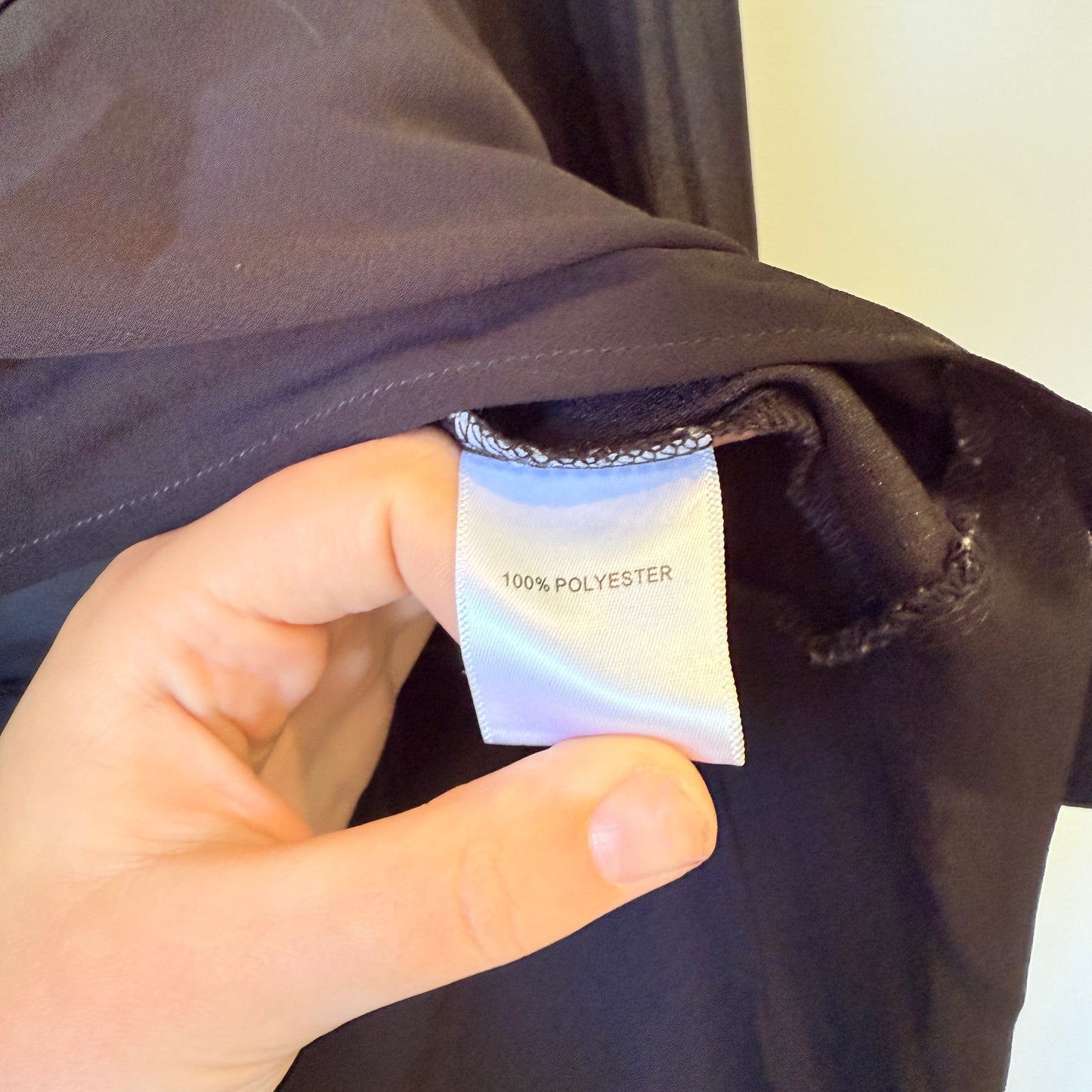 SOMEKIND. Sheer Long Sleeve Top Black - Size 8 *As New*