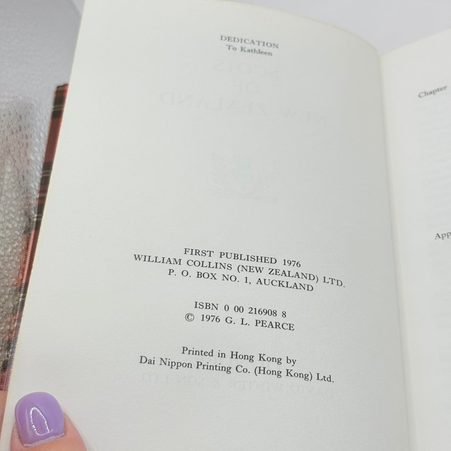 The Scots of New Zealand by G.L. Pearce