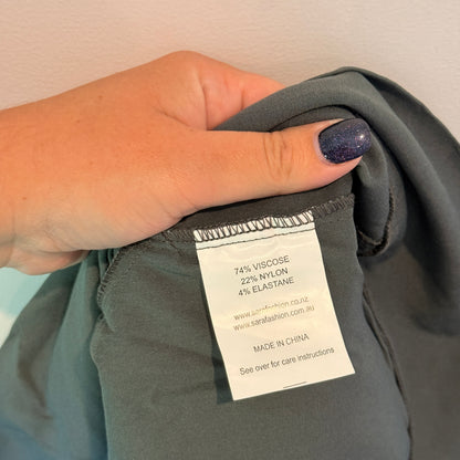 Sara Pull On Pants Size 28 Nickel Grey