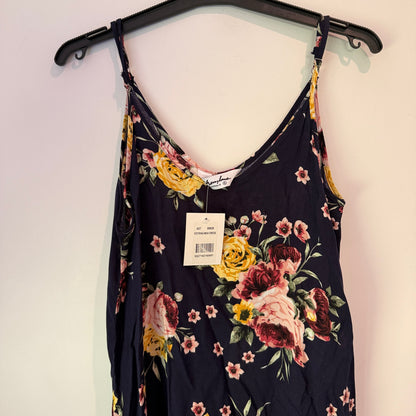 Cherry Lane Australia Strappy Maxi Dress Floral Navy
