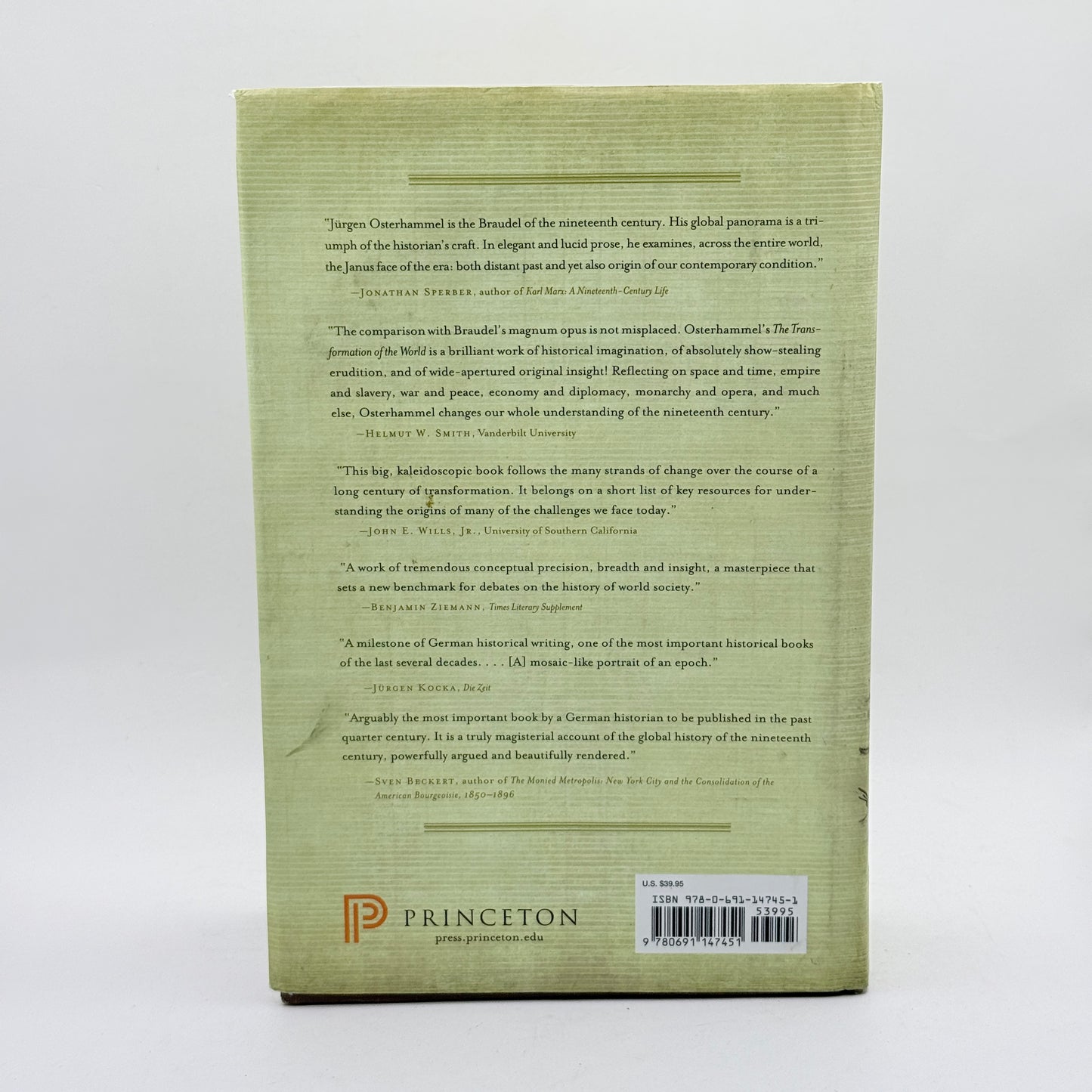 The Transformation of the World by Jürgen Osterhammel