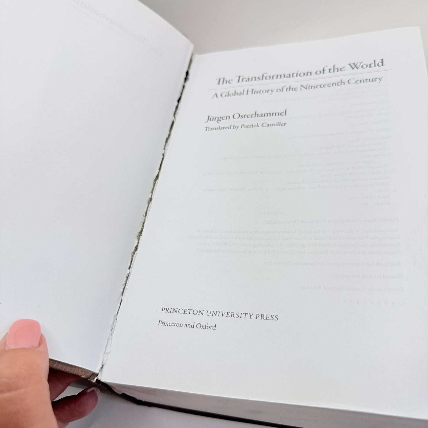 The Transformation of the World by Jürgen Osterhammel