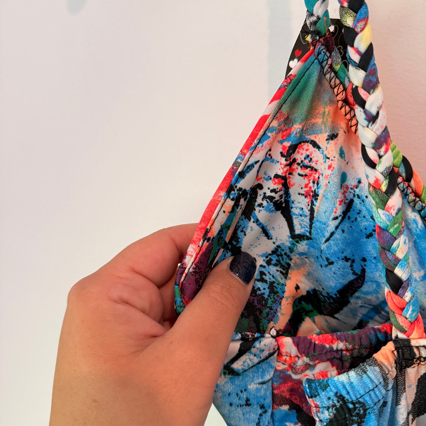 NF Multi Colour Braided Strap Maxi Dress