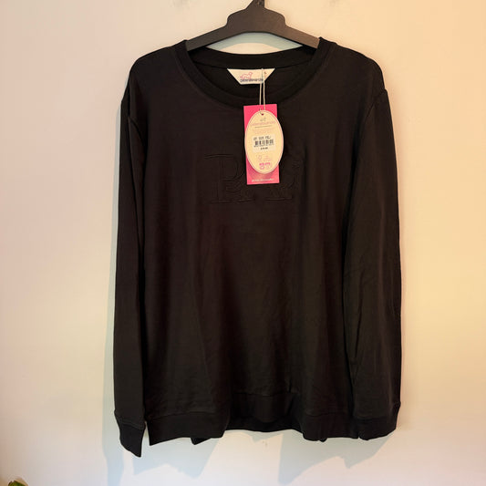Peter Alexander Black Logo Sweatshirt Size L