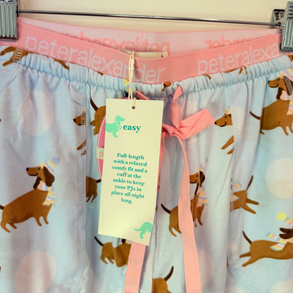 Peter Alexander Dachshund Print Pyjama Pants Size L