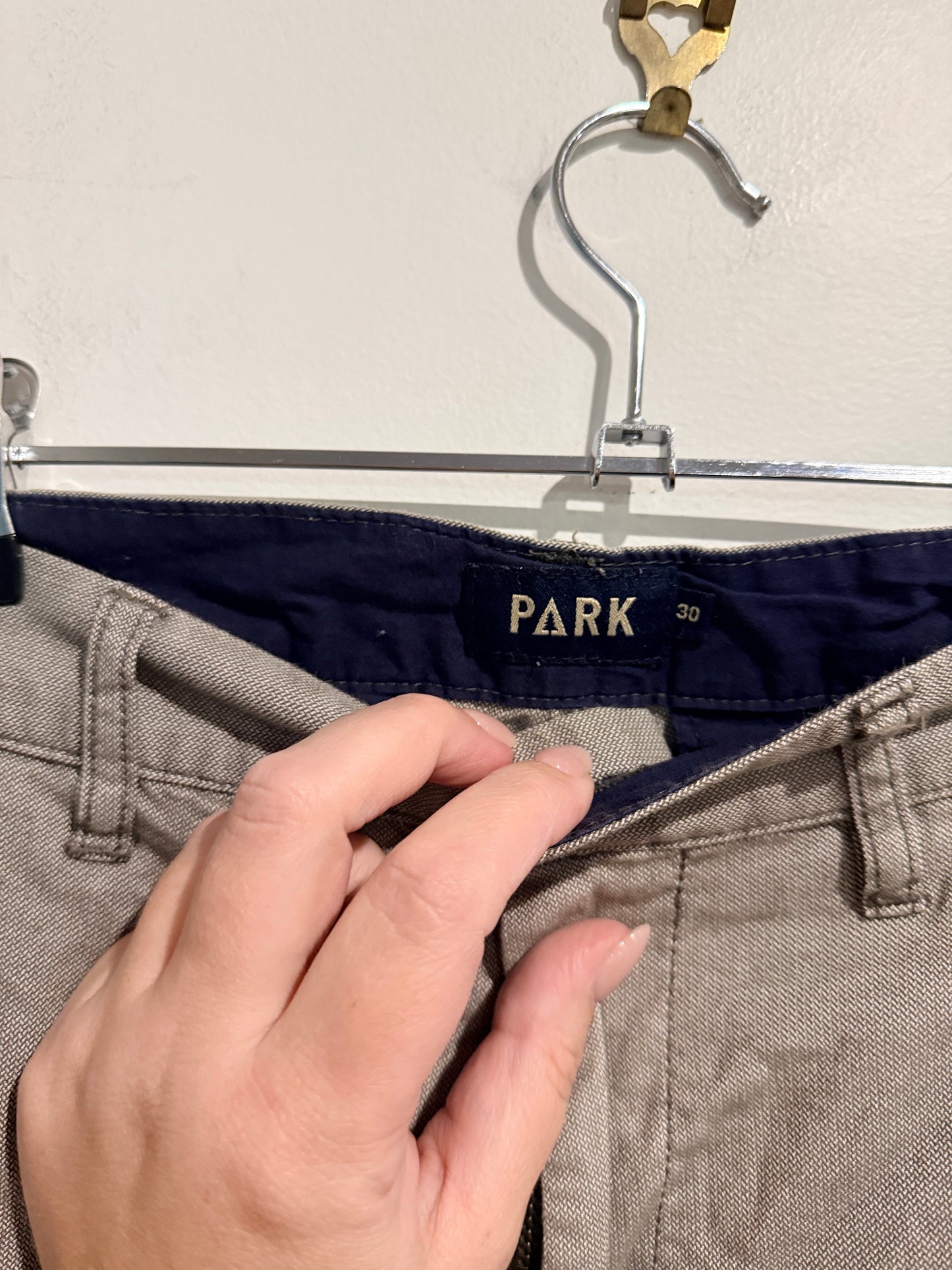Park Size 30 Khaki Chino Pants