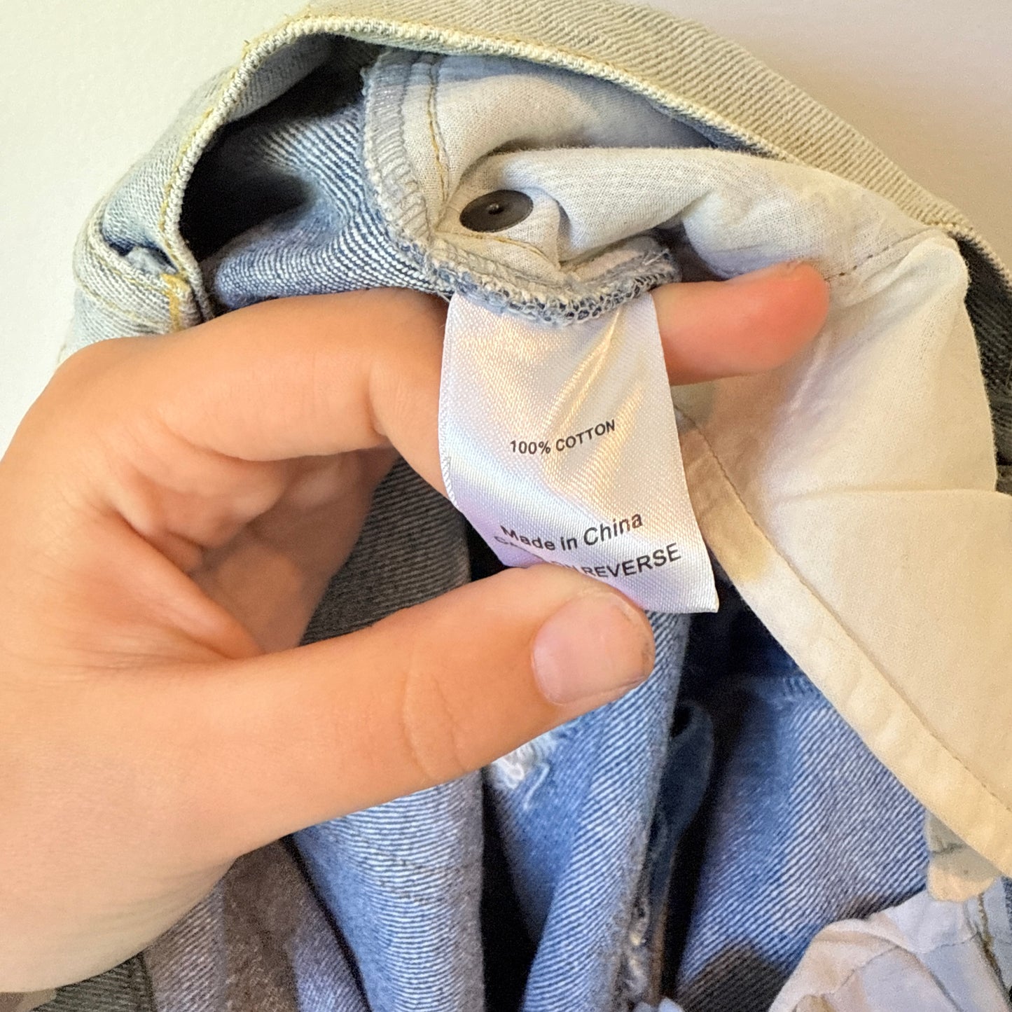 RUBY Straight Leg Distressed Jeans Light Wash - Size 6