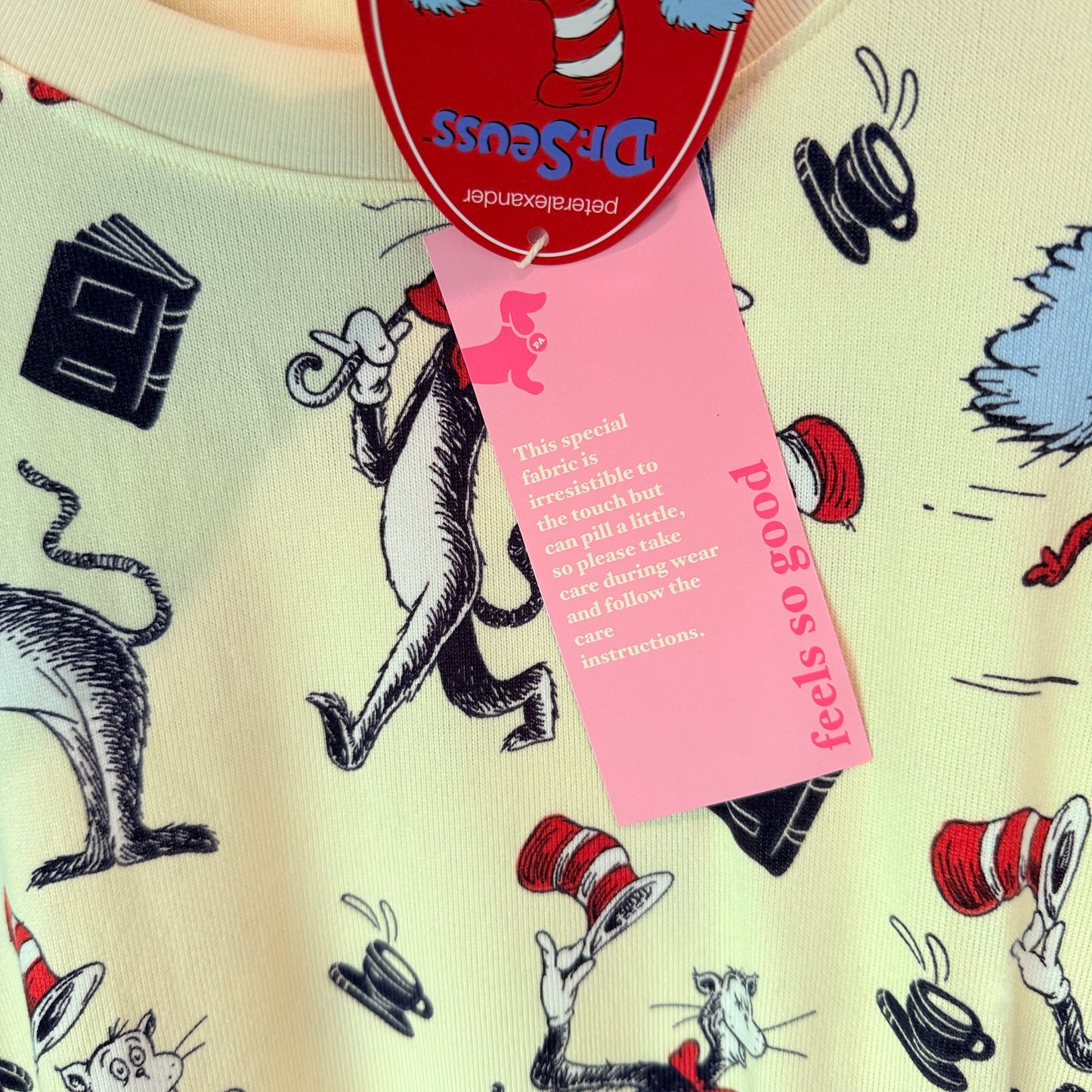 Peter Alexander Dr Seuss Print Sleep Tee Size XL