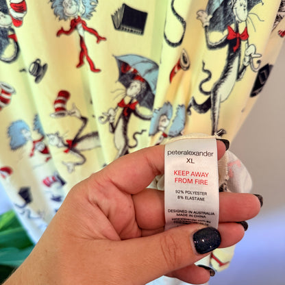 Peter Alexander Dr Seuss Print Sleep Tee Size XL