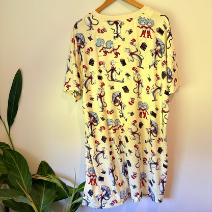 Peter Alexander Dr Seuss Print Sleep Tee Size XL