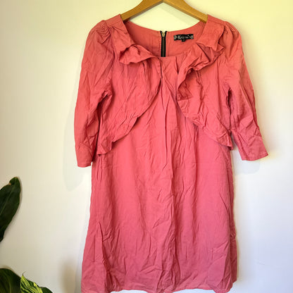 KETZ-KE Dusky Pink Dress - Size 8