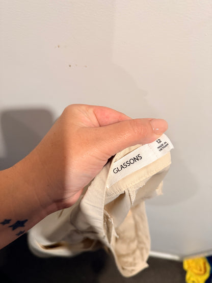 Glassons Size 12 Straight-Cut Shorts