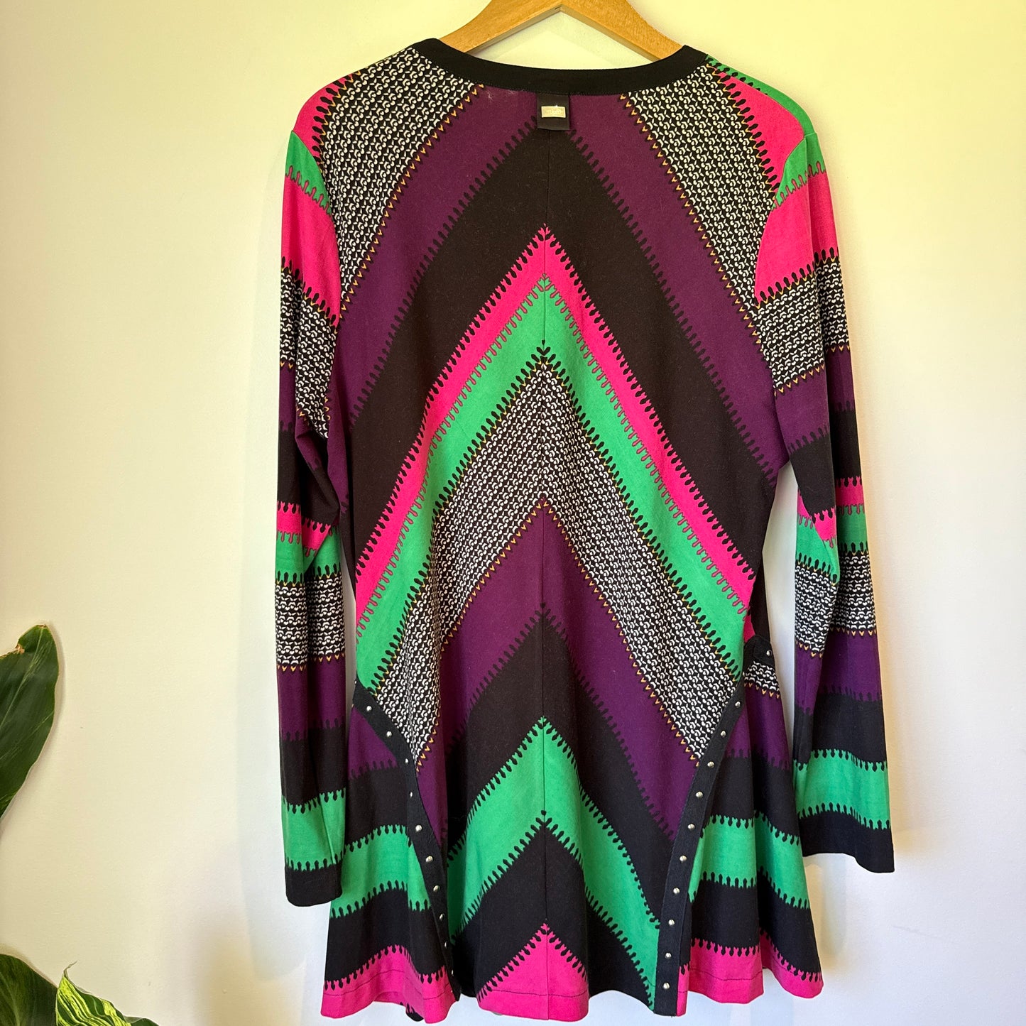 JETBLONDE Long Zip Front Tunic - Size 16