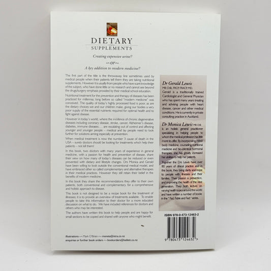 Dietary Supplements by Dr Monica Lewis & Dr Gerald Lewis