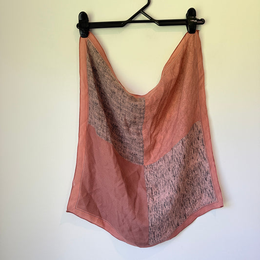 Brown Patterned Shawl / Scarf