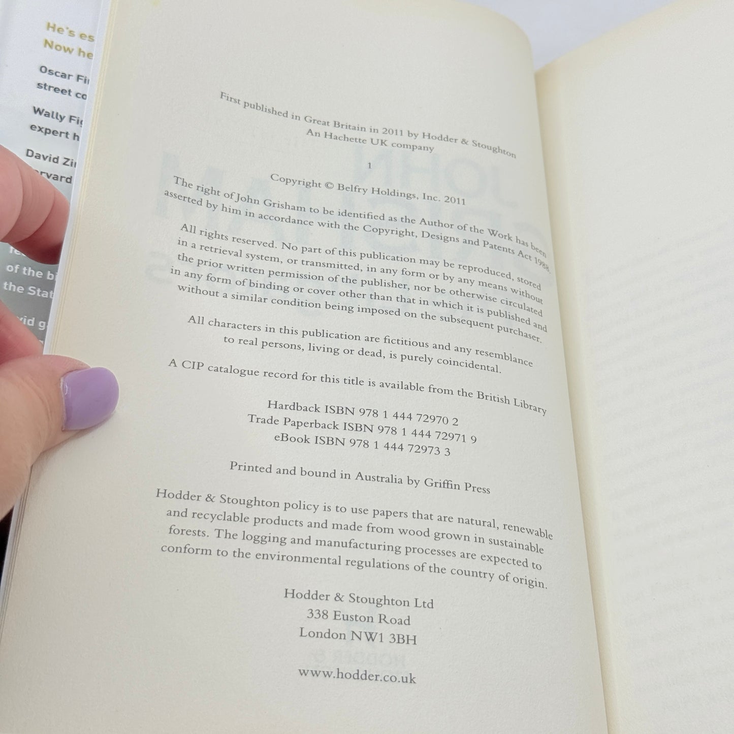 The Litigators by John Grisham