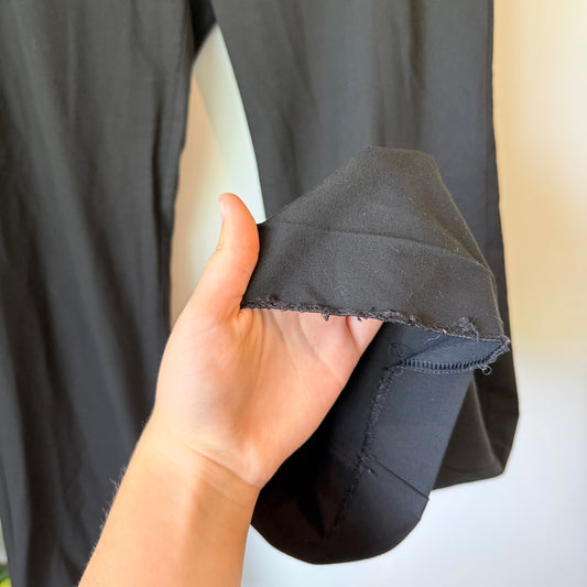 Veronika Maine Size 14 Black Wide-Leg Trousers