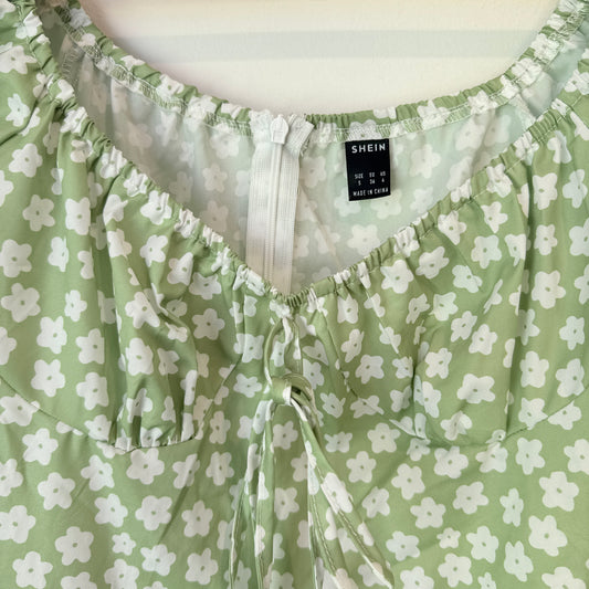 Shein Size S Floral Mini Dress