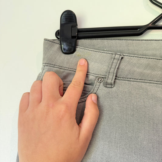 Witchery Size 10 Grey Slim-Fit Jeans