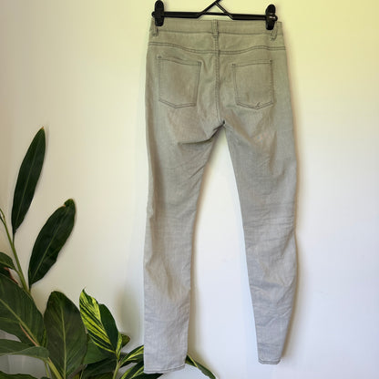 Witchery Size 10 Grey Slim-Fit Jeans