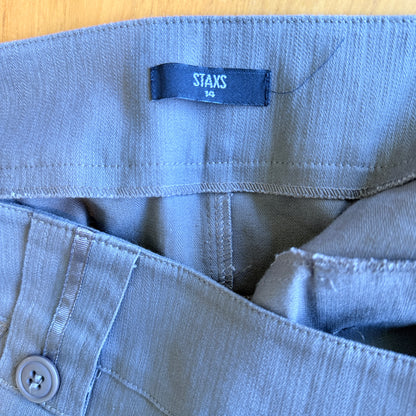 Staxs Size 14 Straight-Leg Trousers