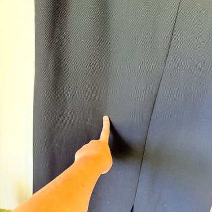 Gregory Size 12 Black Sleeveless V-Neck Dress