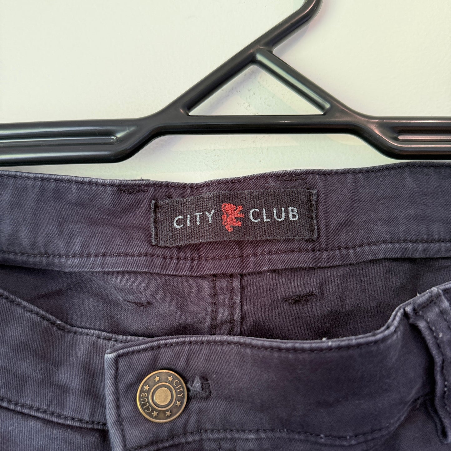 City Club Size W40xL30 Black Men's Denim Jeans