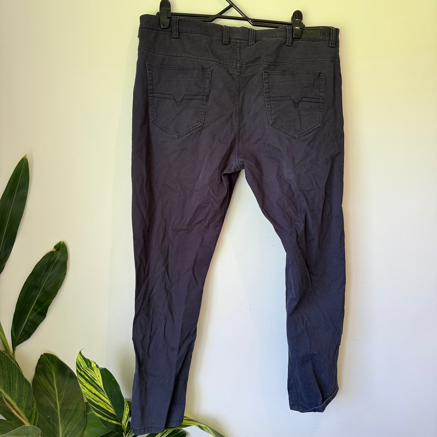 City Club Size W40xL30 Black Men's Denim Jeans