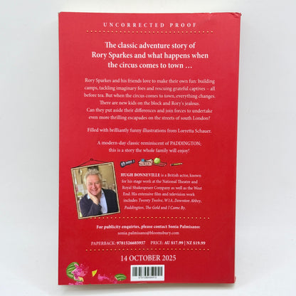 Rory Sparkes and the Elephant in the Room (Uncorrected Proof)  by Hugh Bonneville
