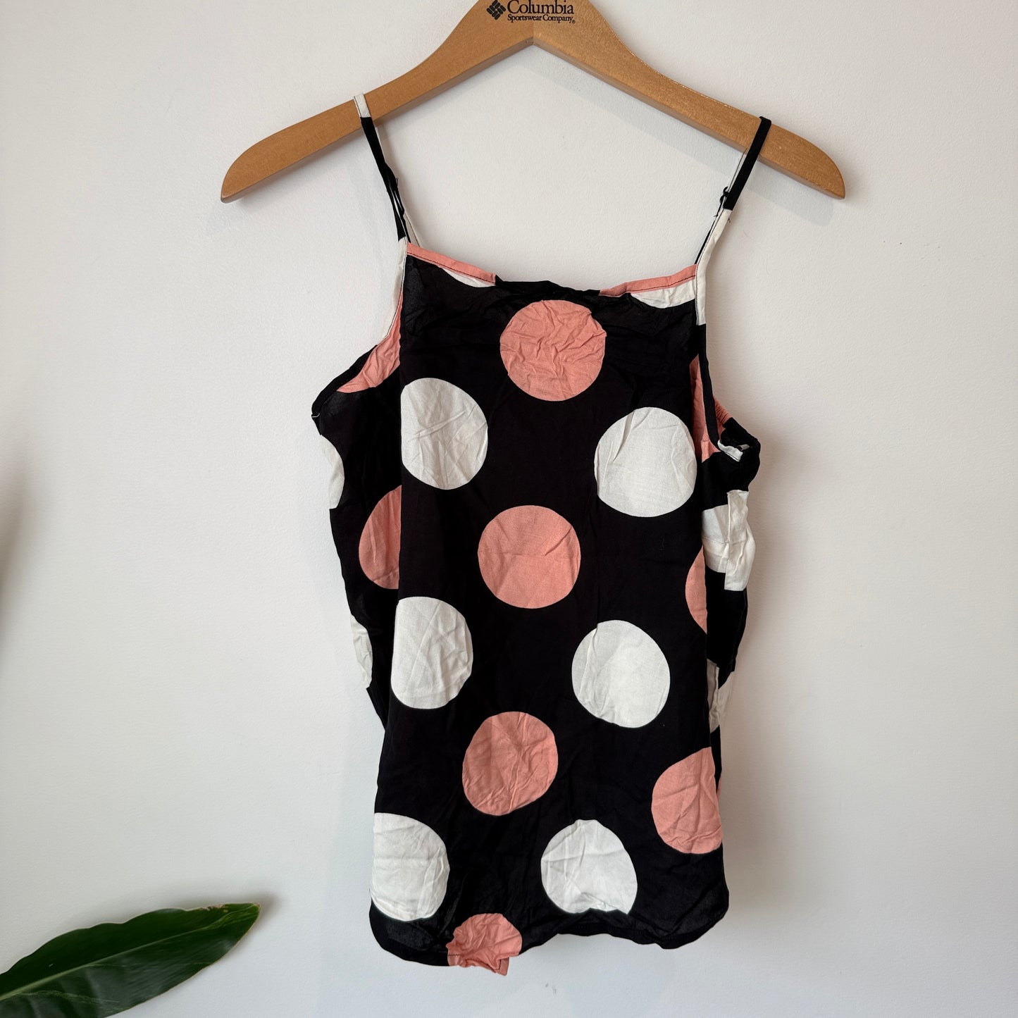 Max Cares Size L/14 Polka Dot Sleeveless Top